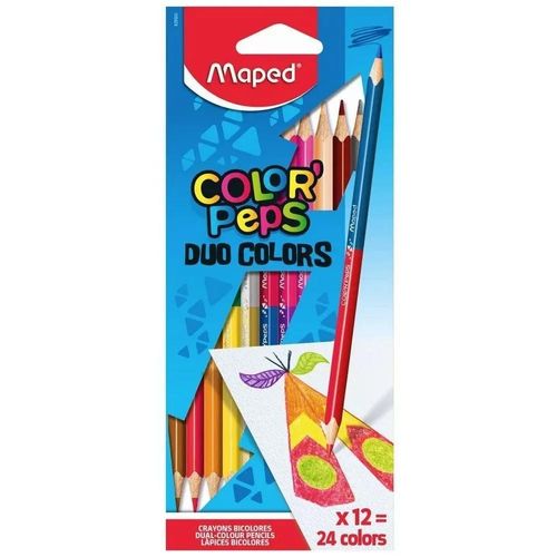 Lápis De Cor Color’Peps Duplo 24 Cores Maped