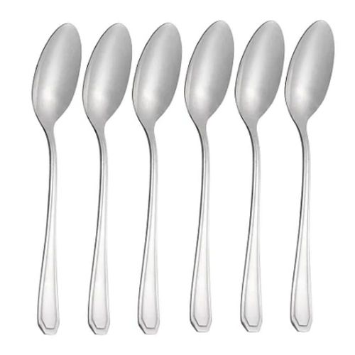 Kit Com 6 Colheres De Sobremesa Supreme Aço Inox 16,5cm Quality House