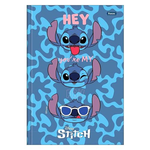 Caderno Brochura Stitch 80 Folhas Foroni (CAPAS SORTIDAS)
