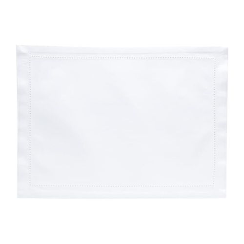 Jogo Americano 2 Peças Ponto Ajour de Algodão Branco 45cm x 33cm Wolff