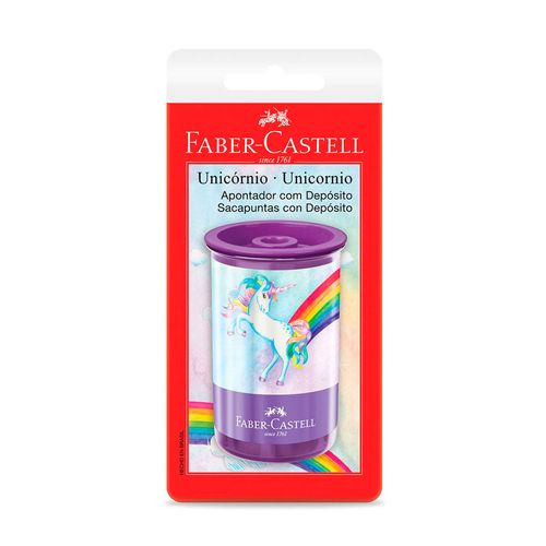 Apontador Com Depósito Unicórnio Sortido Faber-Castell