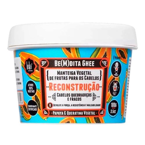 Be(m)dita Ghee Reconstrução Mamão Lola 100g Cosmetics