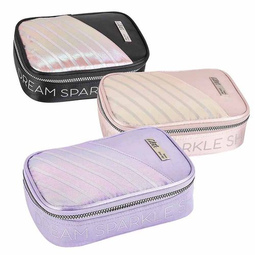 Estojo Escolar Box Femino Glitt Sortido Seanite