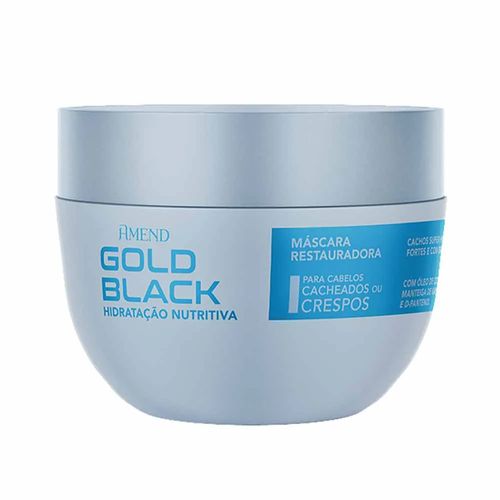 Máscara Restauradora Gold Black Hidratação Nutritiva 250g Amend