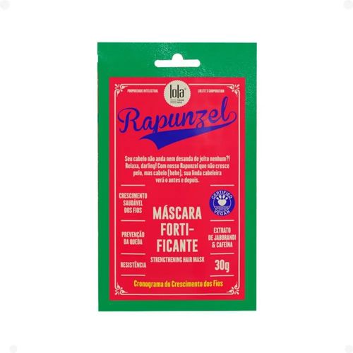 Sachê Máscara Fortificante 30g Rapunzel Lola
