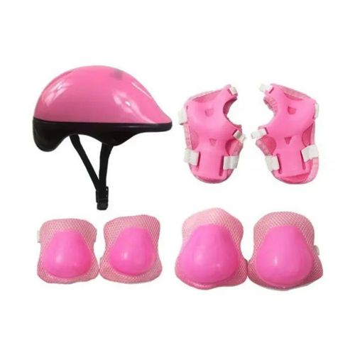 Kit De Proteção Radical Infantil Rosa 55-59cm Dm Radical