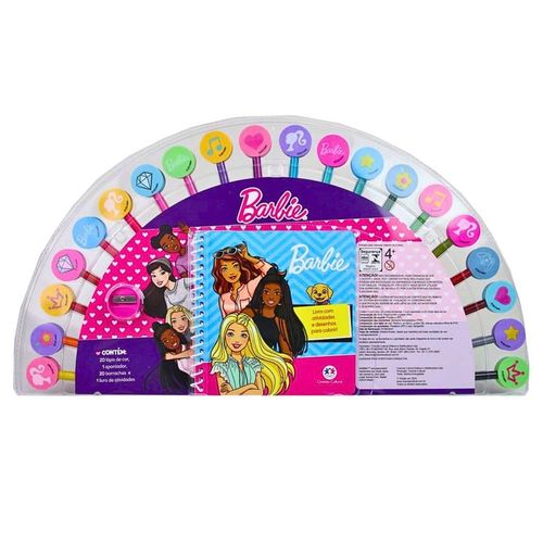 Livro Com Atividades E Desenhos Para Colorir Barbie Ciranda Cultural