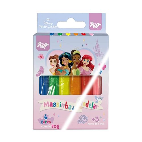 Massinha De Modelar 6 Cores Princesas Dac