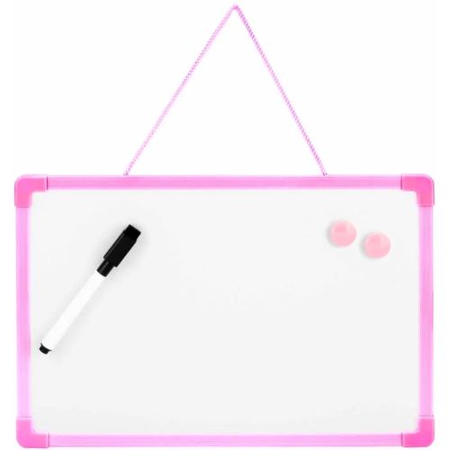 Mini Quadro Branco Magnético Rosa Cortiarte
