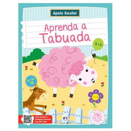 Livro Aprenda A Tabuada Apoio Escolar Ciranda Cultural
