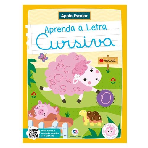 Livro Aprenda A Letra Cursiva Apoio Escolar Ciranda Cultural