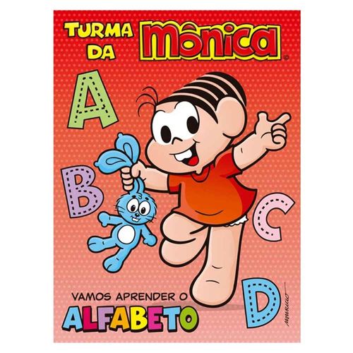 Livro Vamos Aprender O Alfabeto Turma Da Mônica Ciranda Cultural