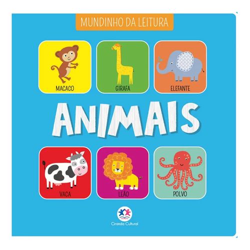Livro Cartonado Animais Ciranda Cultural