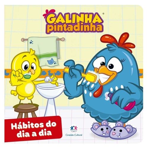 Livro Cartonado Galinha Pintadinha Hábitos Do Dia A Dia Ciranda Cultural