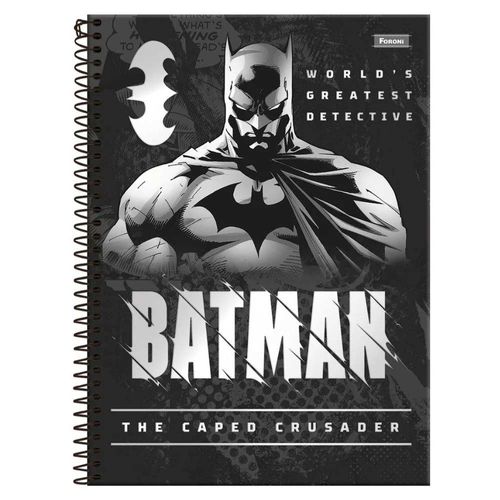 Caderno Escolar Batman 15 Matérias 240 Folhas Foroni