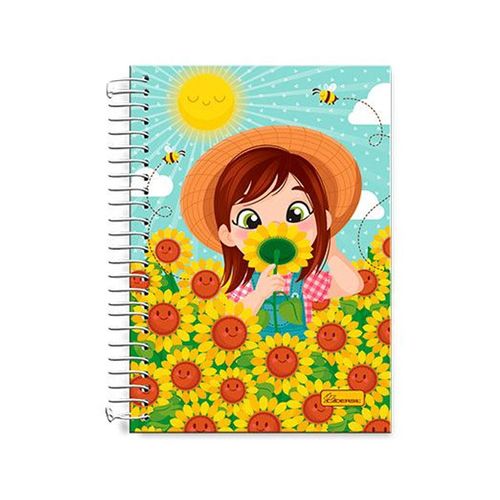 Caderno Espiral Bliss 90 Folhas 142mm x 204mm Cadersil (Capas Sortidas)
