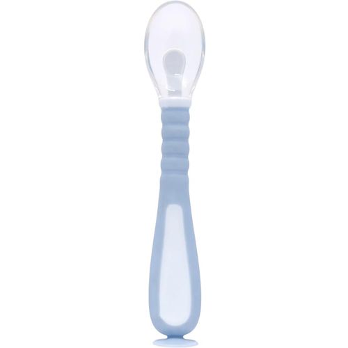 Colher Flexível Em Silicone Azul Buba