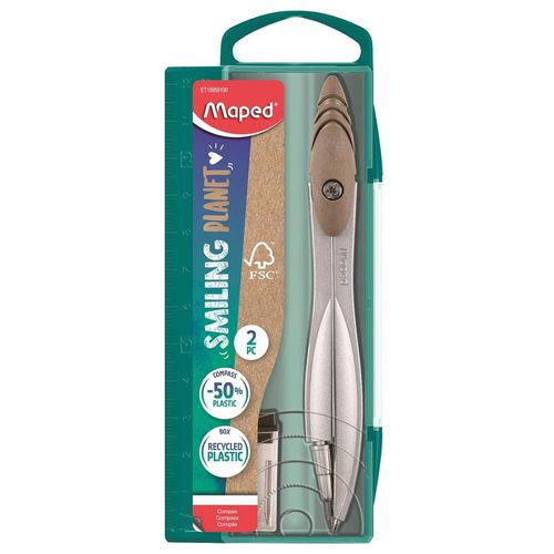 Compasso Smiling Planet 2 Peças Maped