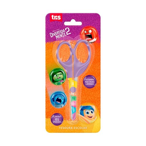 Tesoura 13cm Divertidamente 2 Cores Sortidas Tris