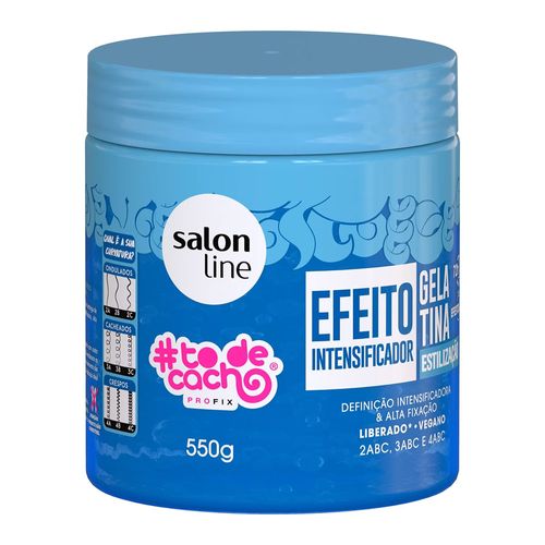 Gelatina #todecacho Efeito Intensificador 550g Salon Line