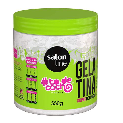 Gelatina #todecacho Super Definição 550g Salon Line