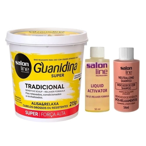 Kit Guanidina Alisa e Relaxa Salon Line