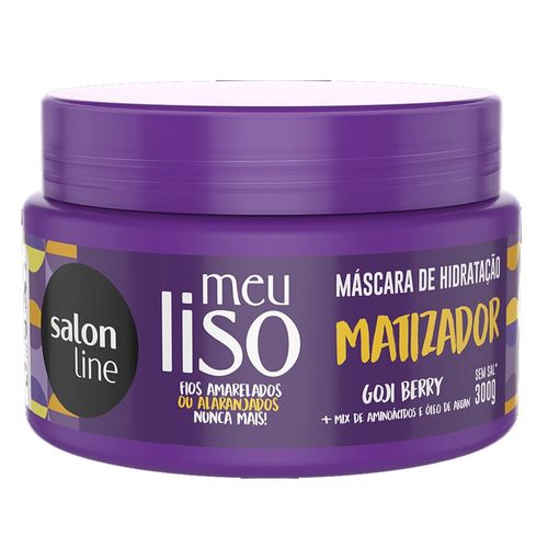 Máscara Matizadora Meu Liso Loiro Matizado 300g Salon Line