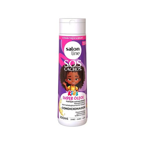 Condicionador SOS Cachos Kids Nutrição em Ação 300ml Salon Line