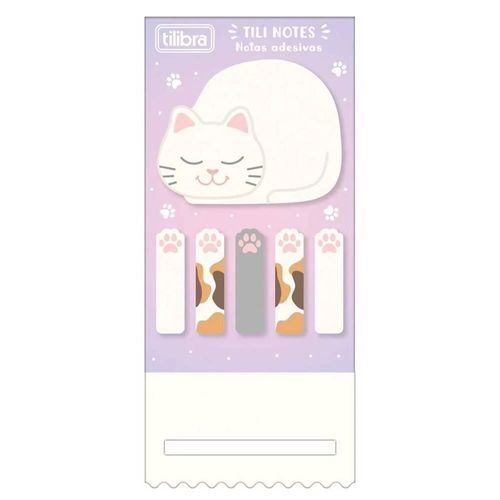 Notas Adesivas Purrfect Cats 6 Unidades Tilibra