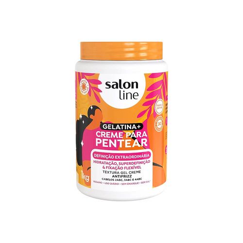 Creme Para Pentear Gelatina+ 1kg Salon Line