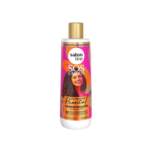 Condicionador De Repente Pronta  SOS Cachos 500ml Salon Line