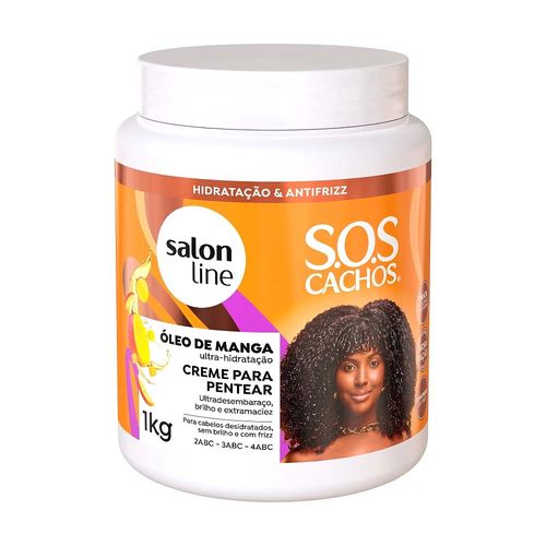 Creme Para Pentear Óleo De Manga SOS Cachos 1kg Salon Line