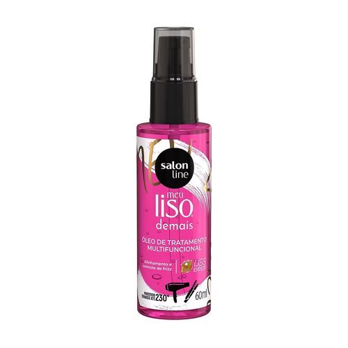 Óleo Capilar De Tratamento Multifuncional Meu Liso Demais 60ml Salon Line
