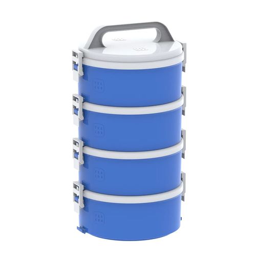 Marmita Térmica Tekcor Azul 4 Peças Soprano