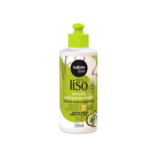 Creme para Pentear Escudo Antiporosidade Meu Liso Maçã Verde 250ml Salon Line