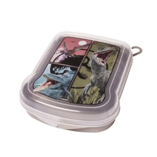 Sanduicheira Jurassic World De Plástico Infantil Plasútil
