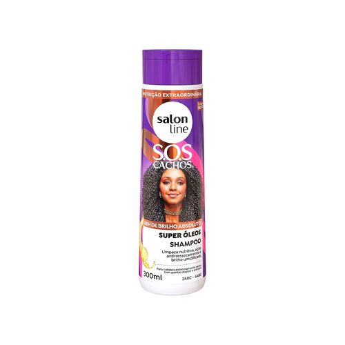 Shampoo Super Óleos SOS Cachos 300ml Salon Line