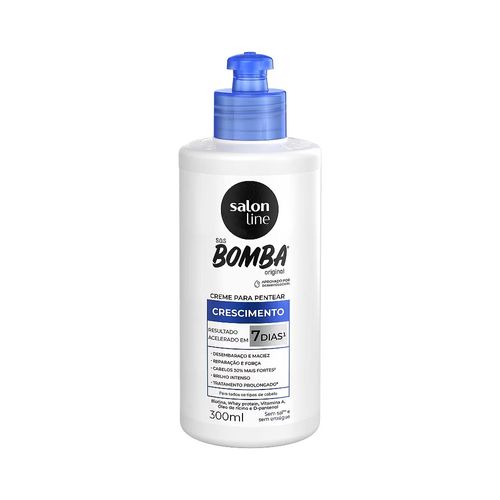 Creme Para Pentear Crescimento SOS Bomba 300ml Salon Line