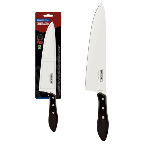 Faca para Carne Polywood Castanho 10" Tramontina