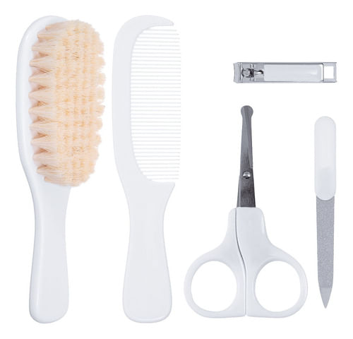 Kit Cuidados Branco Cerdas Naturais 13611 Buba