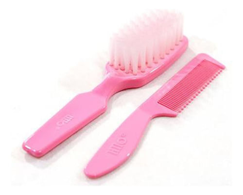 Conjunto Escova E Pente Rosa 964130 Lillo