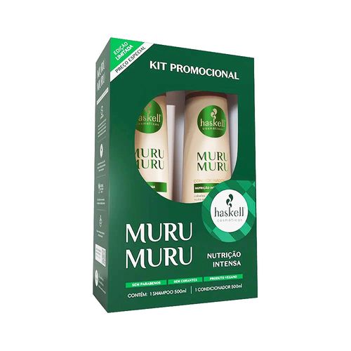 Promopack Murumuru 500ml Shampoo + Condicionador Nutrição Intensa Haskell