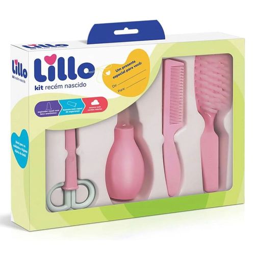 Kit Recém-nascido Higiênico Rosa 605831 Lillo