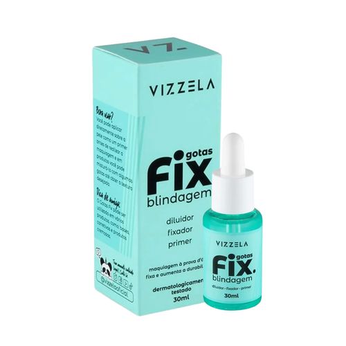 Sérum Facial Gotas Fix Blindagem 30ml Vizzela