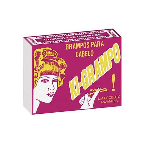 Grampos Para Cabelo 100 Unidades Loiro Ki-Grampo