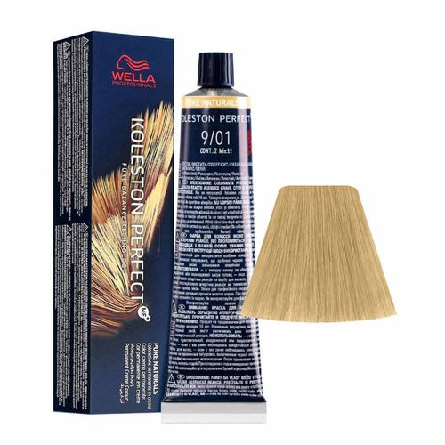 Tintura Koleston Perfect Me+ Rich Naturals 9/01 Louro Muito Claro Natural Cinza 60 ml Wella
