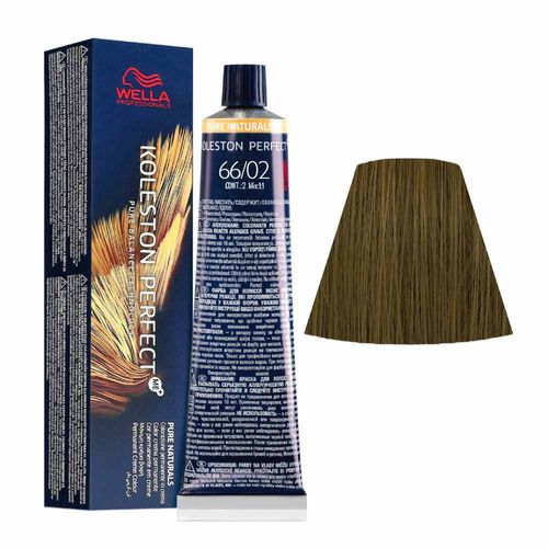 Tintura Koleston Perfect Me+ 66/02 Louro Escuro Intenso Natural Mate 60 ml Wella