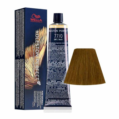 Tintura Koleston Perfect Me+ 77/0 Loiro Médio Intenso 60 ml Wella