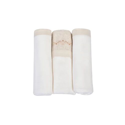 Kit Cueiro Com 3 Unidades Bege 80x80cm Minasrey