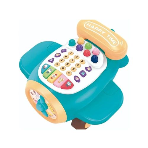 Avião Musical Com Piano Relógio E Telefone Zippy Toys